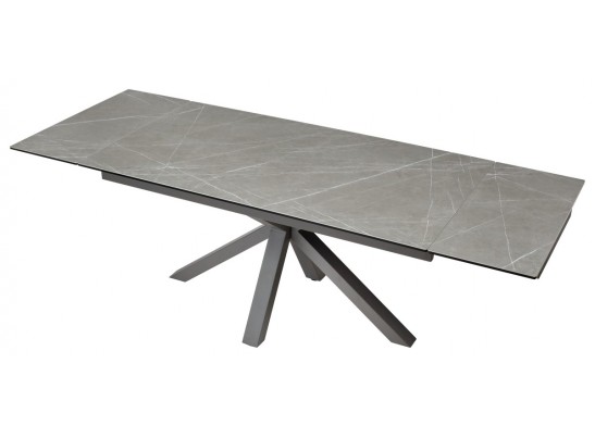 Стол ALTO 160 KL-136 Серый мрамор матовый, итальянская керамика/ GREY1 каркас в Кургане