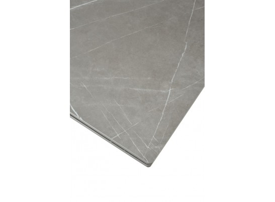 Стол ALTO 160 KL-136 Серый мрамор матовый, итальянская керамика/ GREY1 каркас в Кургане