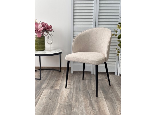 Стул ГЛОРИЯ (GLORIA) цвет 140, ткань/ черный каркас, ®DISAUR в Кургане