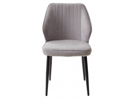 Стул VENA, цвет B22 Серый, велюр/ черный каркас в Кургане