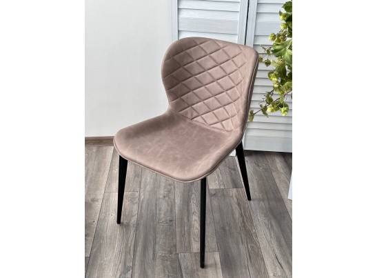 Стул КЛОД, цвет Kiprus-03 Латте, искусственная замша / черный каркас в Кургане