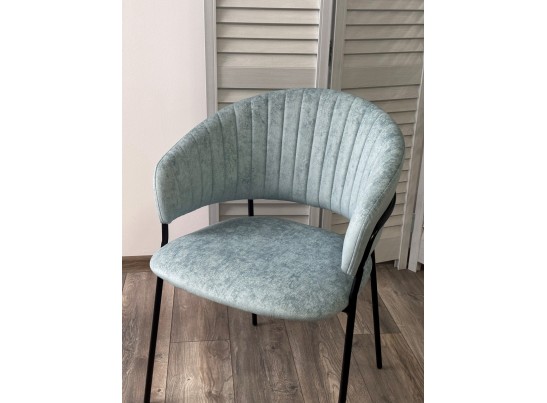 Стул ГЕММА, цвет RAIN 7 breeze, велюр / черный каркас в Кургане