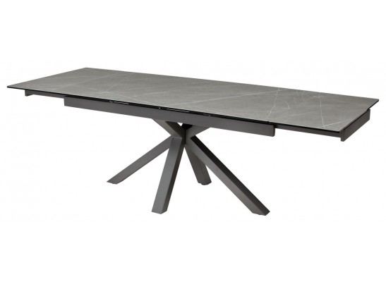 Стол ALTO 160 KL-136 Серый мрамор матовый, итальянская керамика/ GREY1 каркас в Кургане