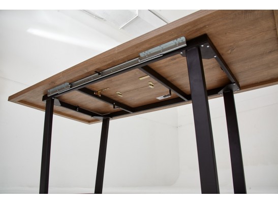 Стол ЛОФТ 138 Дуб Канзас/ Черный в Кургане