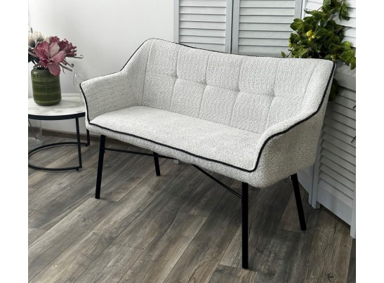 Скамья BERGAMO UF998-14 светло-серый, букле / UF998-16 темно-серый / Товарный знак DISAUR в Кургане