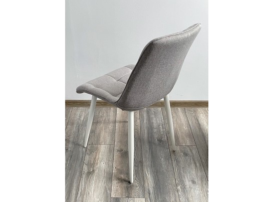 Стул CHIC VF-19/ VF-20 светло-серый/ серый, ткань/ белый каркас в Кургане