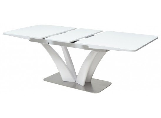 Стол FREYA 160 WHITE GLASS белый глянец в Кургане