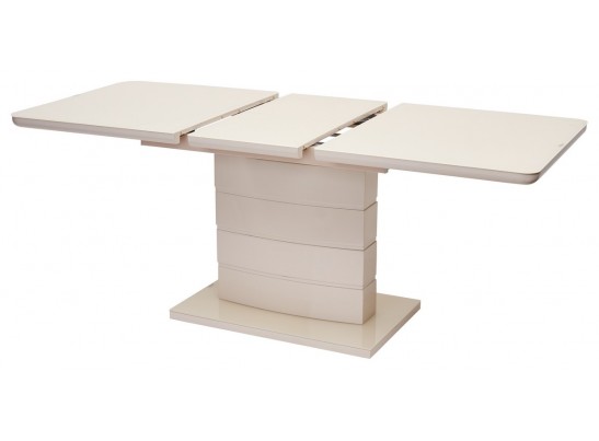 Стол ALTA 120 BEIGE / супер бежевое глянцевое стекло в Кургане