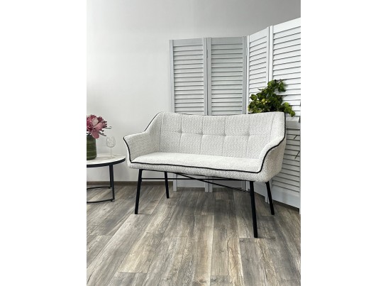 Скамья BERGAMO UF998-14 светло-серый, букле / UF998-16 темно-серый / Товарный знак DISAUR в Кургане