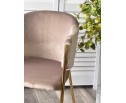 Стул DILL BLUVEL-40 BEIGE, велюр/ золотой каркас в Кургане