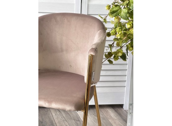 Стул DILL BLUVEL-40 BEIGE, велюр/ золотой каркас в Кургане