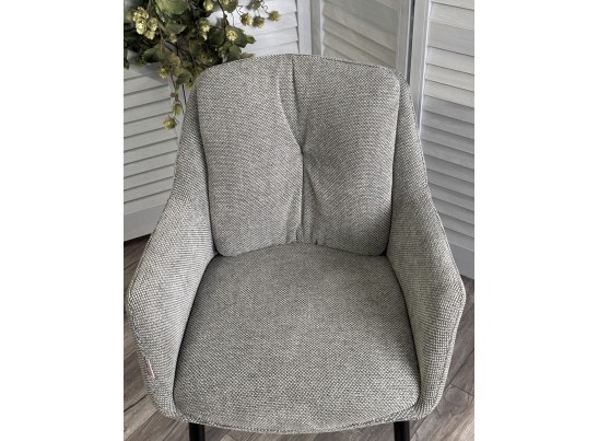 Стул DORE Garna-018 серый, ткань / черный каркас, ®DISAUR в Кургане