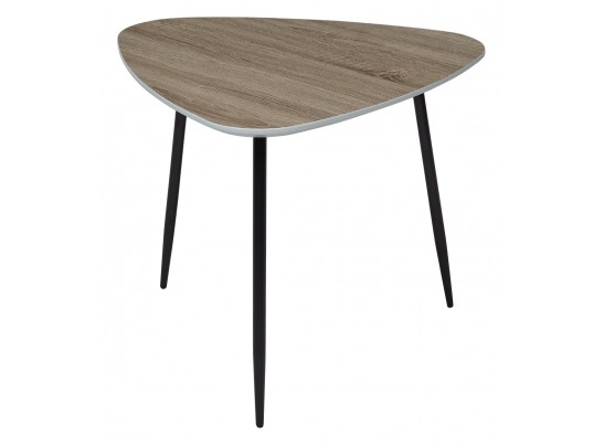 Стол журнальный WOOD 62S #4 дуб серо-коричневый винтажный M-city в Кургане