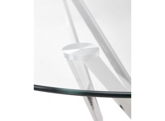 Стол RIGA D90 прозрачный в Кургане