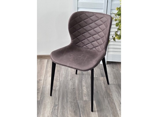 Стул КЛОД, цвет Kiprus-04 Коричневый, искусственная замша / черный каркас в Кургане