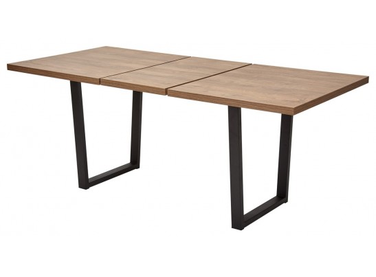 Стол ЛОФТ 138 Дуб Канзас/ Черный в Кургане