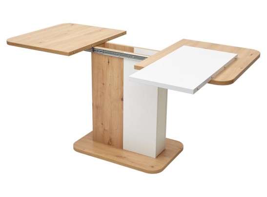 Стол NEXT 110 Дуб Артисан/ Белый в Кургане