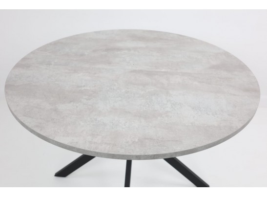 Стол ВЕГА D110 раскладной Цемент /черный каркас в Кургане