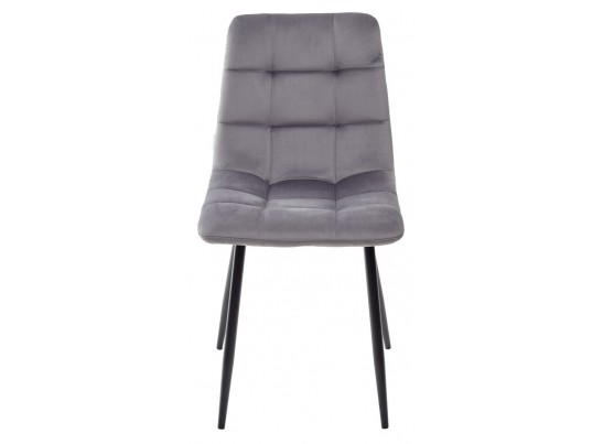 Стул CHILLI G062-40 серый, велюр / черный каркас в Кургане