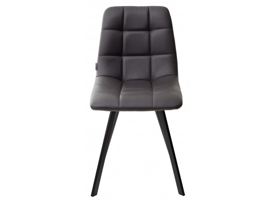 Стул CHILLI SQUARE HK017-11 темно-серый, PU / черный каркас в Кургане