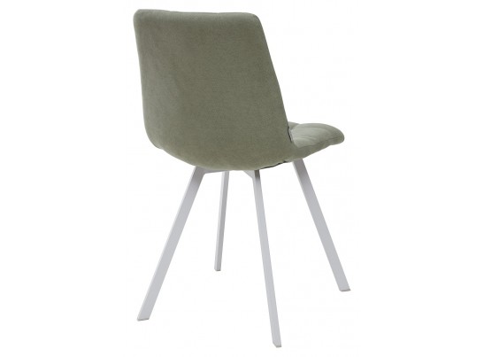 Стул CHILLI SQUARE UF860-11B мятный, ткань/ белый каркас в Кургане
