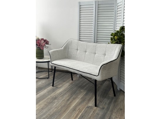 Скамья BERGAMO UF998-14 светло-серый, букле / UF998-16 темно-серый / Товарный знак DISAUR в Кургане