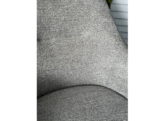 Стул СТАМЕН (STAMEN) ткань DAVIS RETRO BLISS 85, цвет серый / черный каркас, ®DISAUR в Кургане