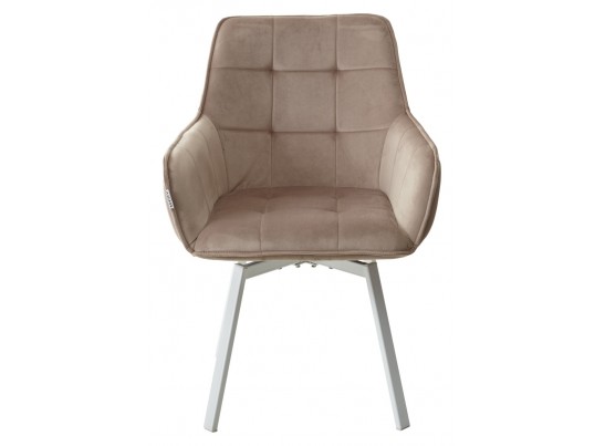 Стул MAVERICK 360 град. поворот. BLUVEL-40 BEIGE/ белый каркас, в Кургане