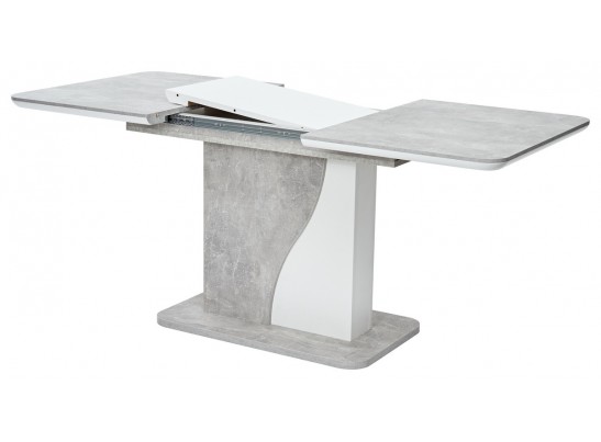 Стол SIRIUS 120 Бетон/ Белый в Кургане
