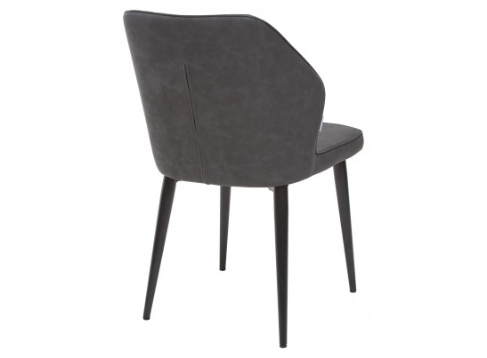 Стул SEATTLE RU-07 серая сталь, экокожа / черный каркас в Кургане