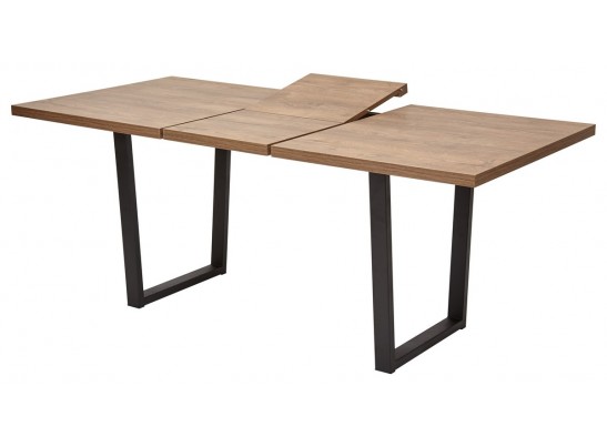 Стол ЛОФТ 138 Дуб Канзас/ Черный в Кургане