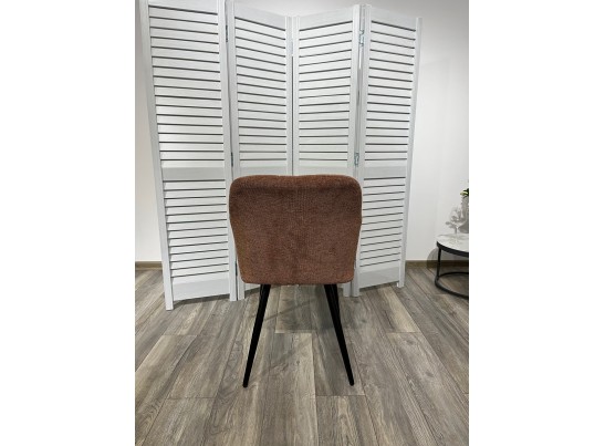 Стул BRANDY WZ2042-08 бронзовый фактурный велюр/ черный каркас в Кургане