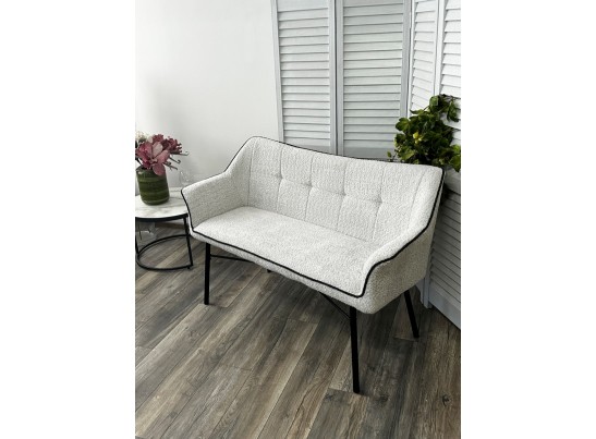 Скамья BERGAMO UF998-14 светло-серый, букле / UF998-16 темно-серый / Товарный знак DISAUR в Кургане