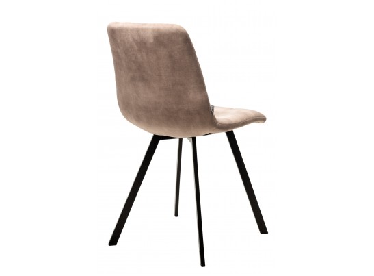 Стул CHILLI SQUARE UF912-10B античный бежевый, велюр без "пальчиковый"/ черный каркас в Кургане