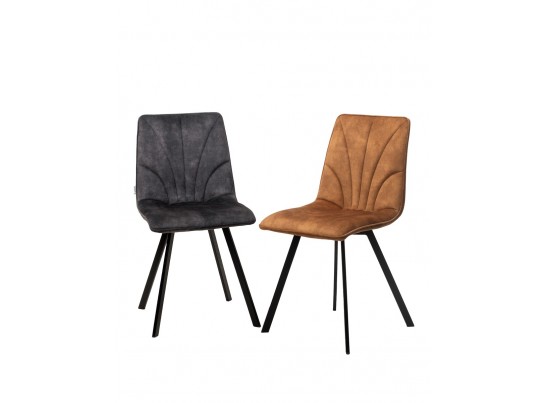 Стул ARFA VT5001-4 античный медный, велюр без "пальчикового" эффекта/ черный каркас в Кургане