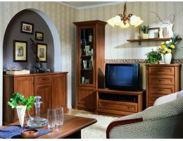 Стенка в гостиную Каштан KENTAKI